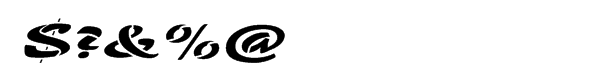 P22 Zebra Stencil Font - What Font Is